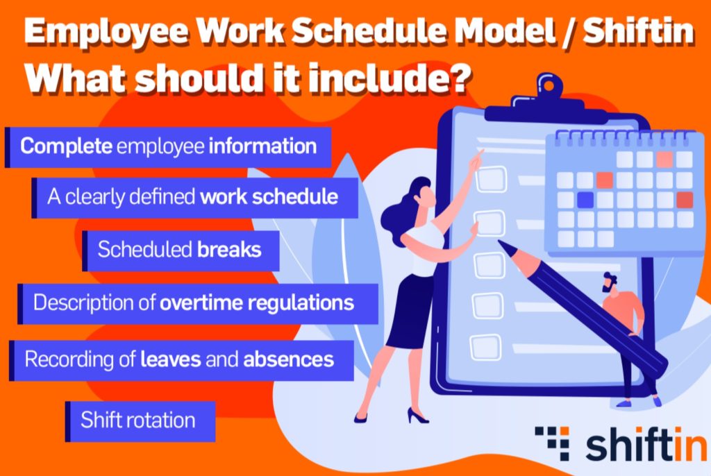 employee work schedule model